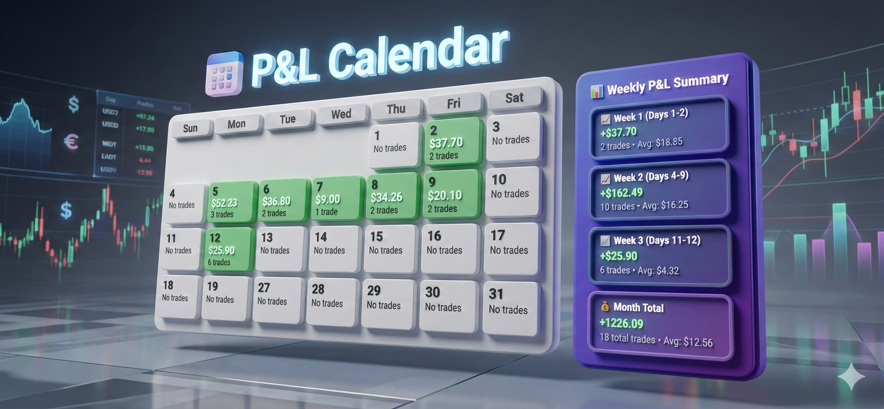 P&L Calendar